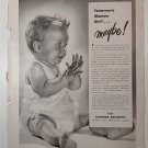 Vintage Listerine Mouthwash Baby Ad APRIL 1951 BH&G Magazine