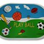 Sports "Play Ball" Vinyl Placemat Set of 4 NEW - Kids Party, Crafts, Reuseable