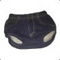 Starry Bum Diaper Cover Western Denim Look with Stars (6-12 months) NEW