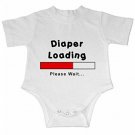 Diaper Loading .. Please Wait .. Infant Baby Creeper Outfit 12 months NEW