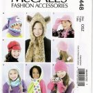 McCall's Pattern Children's FUN Winter Hats, Cowl & Mittens #M6448 NEW & UNCUT