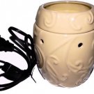Cream Color Scented Wax Warmer Plugin Tabletop Fragrance NEW in Box Cream Color Scented Wax Warmer Plugin Tabletop Fragrance NEW in Box