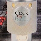 Tuscany Candle Deck The Halls Plugin Wax Warmer Fragrance White and Silver NEW Tuscany Candle Deck The Halls Plugin Wax Warmer Fragrance White and Silver NEW