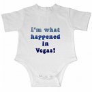 Funny What Happens in Vegas Infant Baby Creeper Outfit 18 months NEW