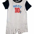Small Wonders Baseball Rookie Design Baby Boy Outfit Creeper Bodysuit NEW