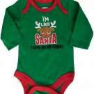 Infant Baby Christmas Funny One Piece Creeper "I'm Like Santa, I'm Up" NEW Infant Baby Christmas Funny One Piece Creeper "I'm Like Santa, I'm Up" NEW