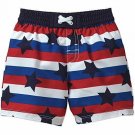 OP Infant Swim Trunks Stars and Stripes Patriotic USA Sz 3-6 mos NEW