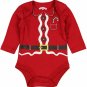 Infant Baby Christmas One Piece Creeper Red Santa Suit Funny  NEW