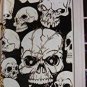 Halloween Skulls Skeleton Door Cover Holiday Decoration Plastic 30x60 in. NEW