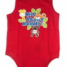 Garanimals Wild About Mommy Jungle Safari Tank Top Baby Creeper NEW 18 & 24 Mos