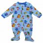 Infants Baby Ice Skating Animals Winter Fleece Footed Pajama Sleeper 0-3m NEW