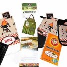 MEGA 7 Piece Barbecue Set with Apron & 5 Piece BBQ Set & Potholders NEW