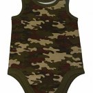 Army Military Camouflage Camo Tank Top Sleeves Baby Creeper Outfit NEW 24 Mos.