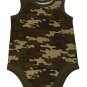Army Military Camouflage Camo Tank Top Sleeves Baby Creeper Outfit NEW 24 Mos.