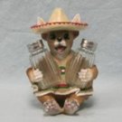 Fiesta Flavor Chihuahua Dog Wearing Poncho & Sombero Salt & Pepper Shakers NEW