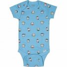Onesies Brand Gerber Bodysuit Baby Infant Creeper Short Sleeve Sports Monkey NEW