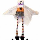 Halloween Ghost Posable Door or Wall Hanging Decoration 40 in. NEW Halloween Ghost Posable Door or Wall Hanging Decoration 40 in. NEW