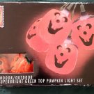 Halloween Pumpkin String Lights, Orange Jack O Lantern 10 bulbs - NEW Halloween Pumpkin String Lights, Orange Jack O Lantern 10 bulbs - NEW