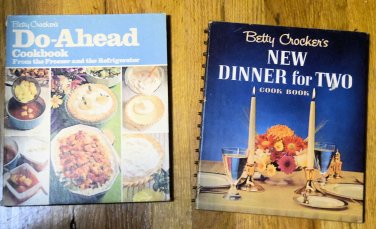 Betty Crocker's Dinner For Two & Do Ahead from Freezer & Refrigerator Vintage