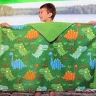 Summer Hooded Dinosaurs Dino Beach Towel 100% Cotton 30 x 50 in NEW Summer Hooded Dinosaurs Dino Beach Towel 100% Cotton 30 x 50 in NEW