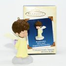 Hallmark Mary's Angel Forsythia Keepsake Christmas Tree Ornament #18 2005