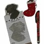 Chocolate Lab Dog Gift Set w Matching Ornament, Magnetic Notepad & Pen NEW