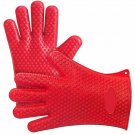 Silicone Oven BBQ Grill Cooking Baking Gloves, Heat Resistant - 1 PAIR - New Silicone Oven BBQ Grill Cooking Baking Gloves, Heat Resistant - 1 PAIR - New