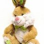 Stuffed Plush Sitting Tan Bunny 14 inches tall - NEW