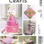 McCall's Patterns M6301 Diaper Cake, Burp Cloth, Blankie, Blanket, Towels NEW