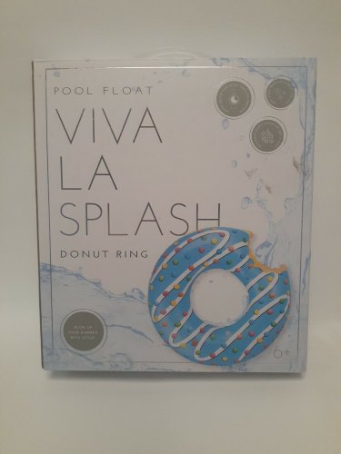 Donut Pool Ring Float Inflatable, Pool Party, 26.5 inch Diameter NEW