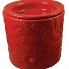 Red Wax Warmer Ceramic Electric Christmas Holidays Tabletop NEW in box Red Wax Warmer Ceramic Electric Christmas Holidays Tabletop NEW in box