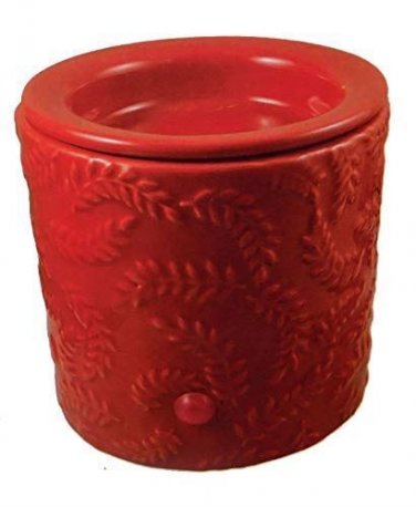 Red Wax Warmer Ceramic Electric Christmas Holidays Tabletop NEW in box