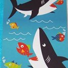 Summer Ocean Shark Pool Beach Towel 100% Cotton 30 x 60 in NEW Summer Ocean Shark Pool Beach Towel 100% Cotton 30 x 60 in NEW