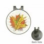 Autumn Fall Leaves Magnetic Golf Ball Marker Hat Clip NEW