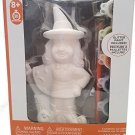 3D Witch Halloween Ceramic Kit - Ready to Paint 5 inches Tall NEW in Box