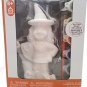 3D Witch Halloween Ceramic Kit - Ready to Paint 5 inches Tall NEW in Box