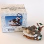 Fitz & Floyd Charming Tails "Nestled in for the Holidays" Figurine #87/101