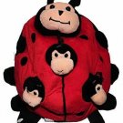 Plush Ladybug and Friends Backpack 10" with Finger Puppets NEW