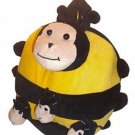 Plush Bumble Bee and Friends Backpack 10" with Finger Puppet