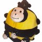 Plush Bumble Bee and Friends Backpack 10" with Finger Puppet