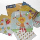 First Birthday Circus Party Pack Supplies Plates, Napkins, Flatware, Cups & More