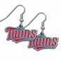 Minnesota Twins MLB LICENSED Dangle Earrings - Baseball Jewelry NEW