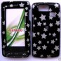 Black Stars Snap On Cover Case for LG VERSA VX9600