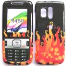 Flames Snap On Cover Case for SAMSUNG MESSAGER R450