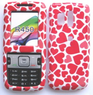 Hearts Snap On Cover Case for SAMSUNG MESSAGER R450