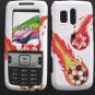 Soccer Fire Snap On Cover Case for SAMSUNG MESSAGER R450