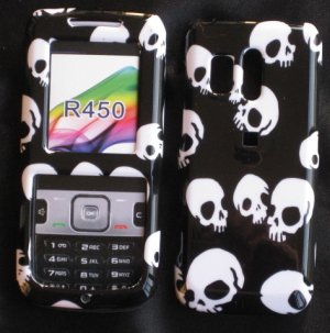 Falling Skulls Snap On Cover Case for SAMSUNG MESSAGER R450
