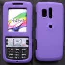 Purple Snap On Cover Case for SAMSUNG MESSAGER R450