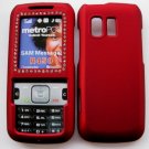 Red Diamond Snap On Cover Case for SAMSUNG MESSAGER R450