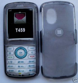 Smoke Transparent Snap On Cover Case for SAMSUNG GRAVITY T459